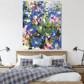 Giacometti - Blau Winden Leinwanddruck (Insitu (Schlafzimmer))