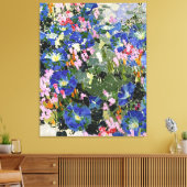 Giacometti - Blau Winden Leinwanddruck (Insitu (Wohnzimmer))