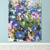 Giacometti - Blau Winden Leinwanddruck (Insitu (Holzboden))