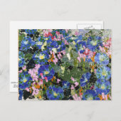 Giacometti - Blau Winden Postkarte (Vorne/Hinten)