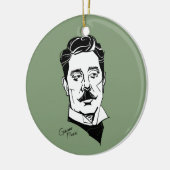 Giacomo Puccini Keramik Ornament (Links)