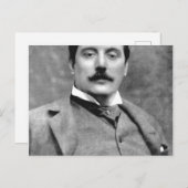 Giacomo Puccini Postkarte (Vorne/Hinten)