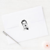 Giacomo Puccini Runder Aufkleber (Umschlag)