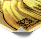 GIACOMUZZI LikörSyrup Aperitif Vintag italienisch Poster (Ecke)