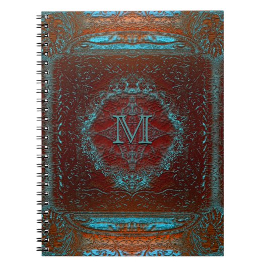 Giadeen Vintage Monogramm Notizblock (Vorderseite)