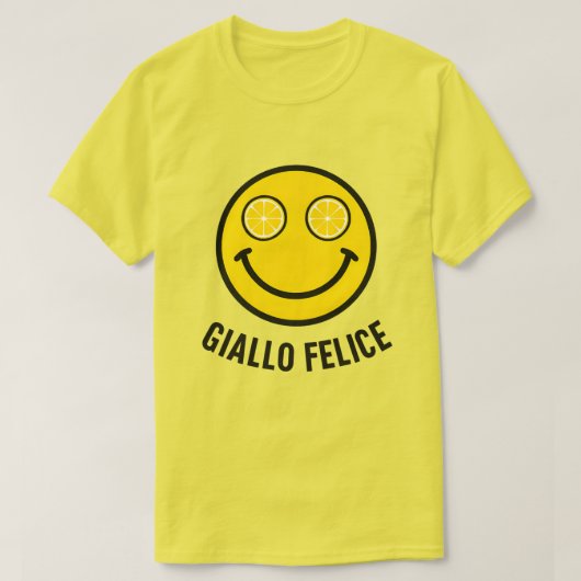 Giallo Felice T-Shirt (Design vorne)