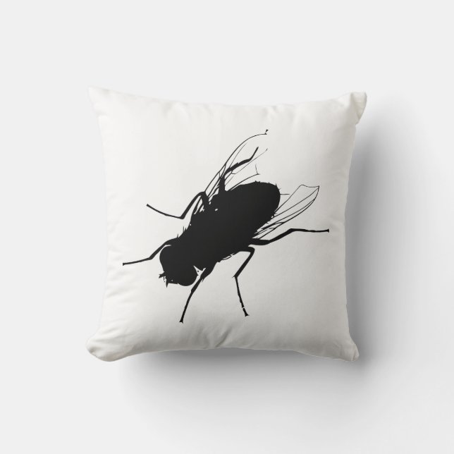 Gian Fly Graffiti Stencil Street Art Cushion Gesch Kissen (Vorderseite)