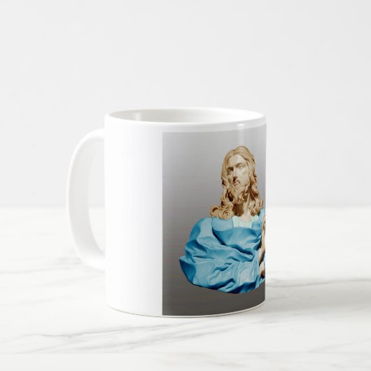 Gian Lorenzo Bernini Büste von Christus 1679 Kaffeetasse (Vorderseite Links)