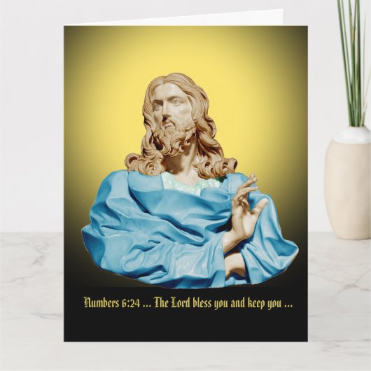 Gian Lorenzo Bernini Büste von Christus 1679 Karte (Vorderseite)