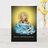 Gian Lorenzo Bernini Büste von Christus 1679 Karte (Gelbe Blume)