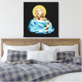 Gian Lorenzo Bernini Büste von Christus 1679 Leinwanddruck (Insitu (Schlafzimmer))