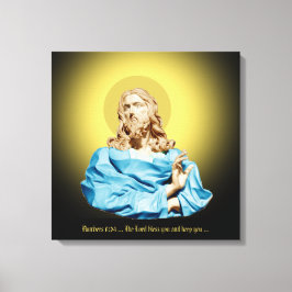 Gian Lorenzo Bernini Büste von Christus 1679 Leinwanddruck