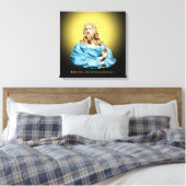 Gian Lorenzo Bernini Büste von Christus 1679 Leinwanddruck (Insitu (Schlafzimmer))