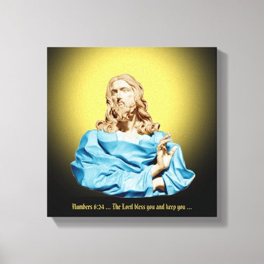 Gian Lorenzo Bernini Büste von Christus 1679 Leinwanddruck (Vorderseite)