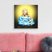 Gian Lorenzo Bernini Büste von Christus 1679 Leinwanddruck (Insitu (Wohnzimmer))
