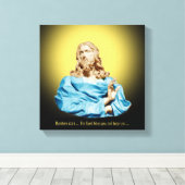 Gian Lorenzo Bernini Büste von Christus 1679 Leinwanddruck (Insitu (Holzboden))