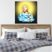 Gian Lorenzo Bernini Büste von Christus 1679 Leinwanddruck (Insitu (Schlafzimmer))