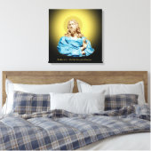Gian Lorenzo Bernini Büste von Christus 1679 Leinwanddruck (Insitu (Schlafzimmer))