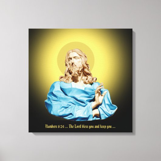 Gian Lorenzo Bernini Büste von Christus 1679 Leinwanddruck (Vorderseite)