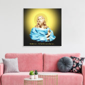 Gian Lorenzo Bernini Büste von Christus 1679 Leinwanddruck (Insitu (Wohnzimmer))