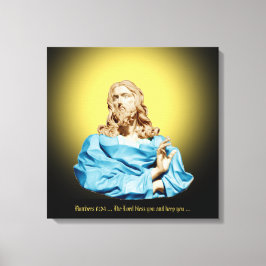 Gian Lorenzo Bernini Büste von Christus 1679 Leinwanddruck