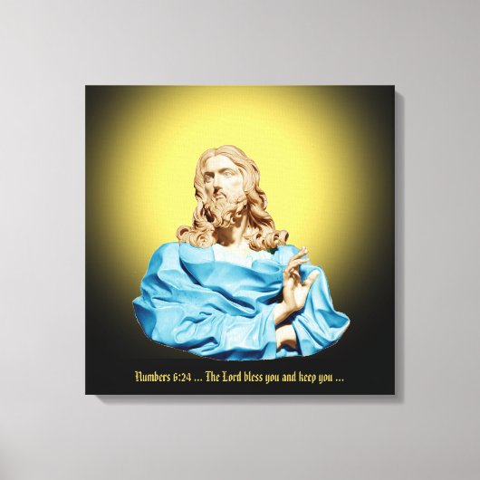 Gian Lorenzo Bernini Büste von Christus 1679 Leinwanddruck (Vorderseite)