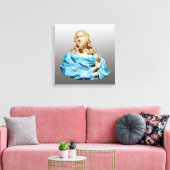 Gian Lorenzo Bernini Büste von Christus 1679 Leinwanddruck (Insitu (Wohnzimmer))