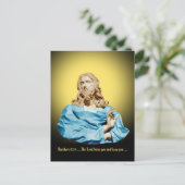 Gian Lorenzo Bernini Büste von Christus 1679 Postkarte (Stehend Vorderseite)