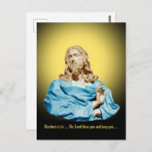 Gian Lorenzo Bernini Büste von Christus 1679 Postkarte (Vorne/Hinten)