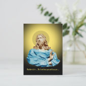 Gian Lorenzo Bernini Büste von Christus 1679 Postkarte (Stehend Vorderseite)