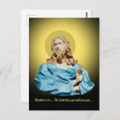 Gian Lorenzo Bernini Büste von Christus 1679 Postkarte (Vorne/Hinten)