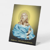 Gian Lorenzo Bernini Büste von Christus 1679 Sockelschild (Vorderseite)