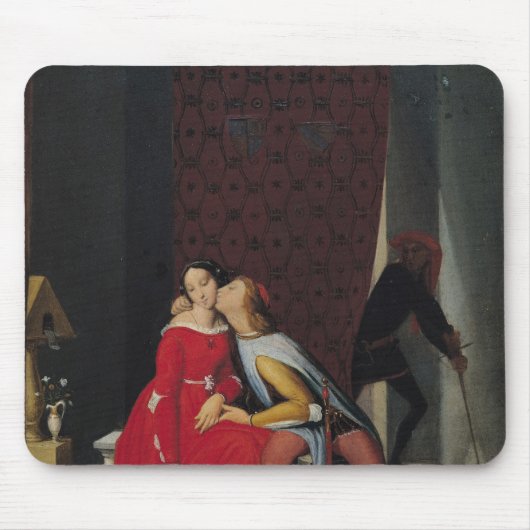 Gianciotto entdeckt Paolo und Francesca, 1814 Mousepad (Vorne)