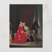 Gianciotto entdeckt Paolo und Francesca, 1814 Postkarte (Vorderseite)