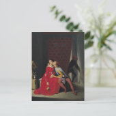 Gianciotto entdeckt Paolo und Francesca, 1814 Postkarte (Stehend Vorderseite)