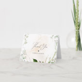 GIANNA Bohemisch Etherial Greenery Vintag Paper Dankeskarte (Vorderseite)