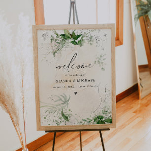 GIANNA Boho Etherial Greenerenerity Wedding Willko Poster