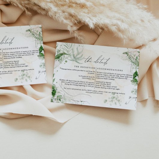 GIANNA Boho Etherial Greenerity Wedding Details Ca Einladung
