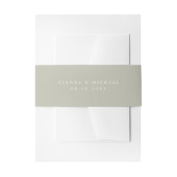 GIANNA Minimalistisch Earth Tone Sage Green Weddin