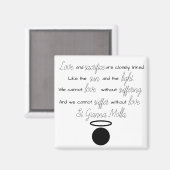 Gianna Molla Quote Magnet (Vorderseite/Rückseite)