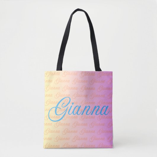 Gianna Repetiernamenmuster Tasche (Vorderseite)