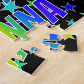 "GIANNA" Vorname, Spaß "GLÜCKLICHER GEBURTSTAG" Puzzle (Seite)
