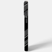 Gianni - Namensvorlage - Schwarz und Grau Case-Mate iPhone Hülle (Rückseite / Links)