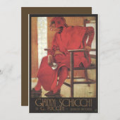 Gianni Schicchi Poster (Puccini) Einladung (Vorne/Hinten)