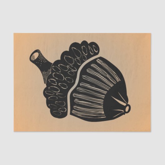 Giant Acorn Seidenpapier (Vorderseite)