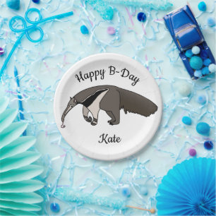 Giant Anteater Happy Birthday Pappteller