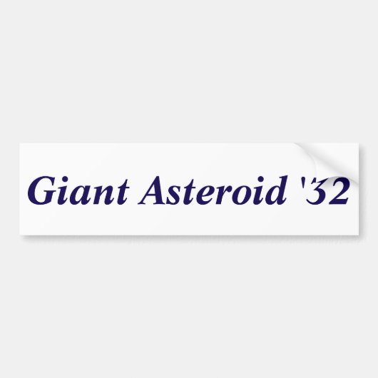 Giant Asteroid '32 Autoaufkleber (Vorne)