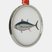 Giant Atlantic Bluefin Tuna Realistic Hat Ornament Aus Metall (Rechts)