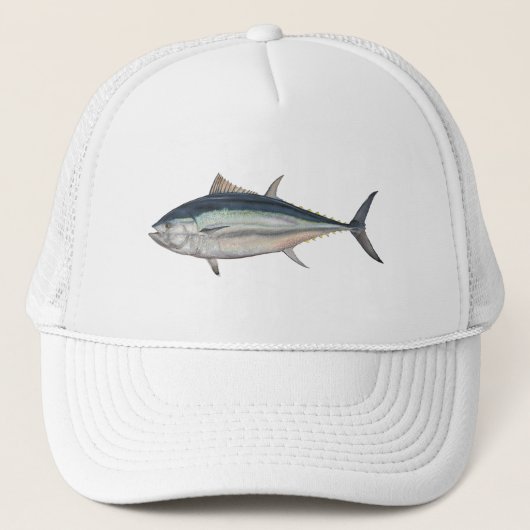 Giant Atlantic Bluefin Tuna Realistic Hat Truckerkappe (Vorderseite)