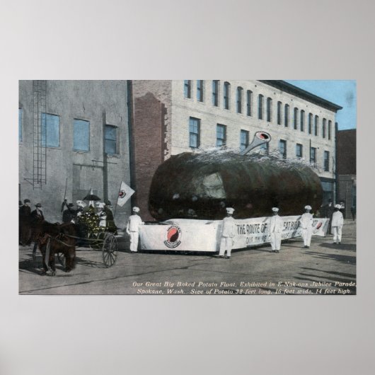 Giant Baked Potatoe Float Scene Poster (Vorne)